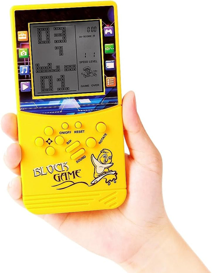 CZT Grosser Bildschirm mit grünem Licht Brick Spielkonsole Eingebautes klassisches nostalgisches Puz