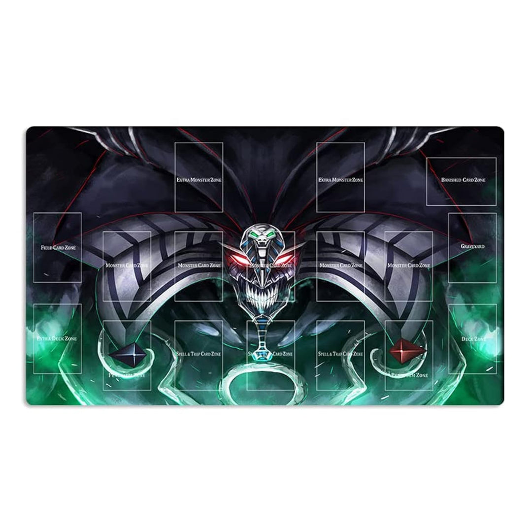 Neue Mlikemat Spielmatte Exodia, Der Zerstörer TCG CCG OCG Sammelkartenspielmatte mit Zonen + gratis