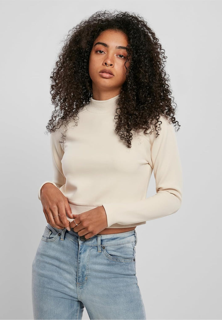 Urban Classics Damen Sweatshirts, L Sand