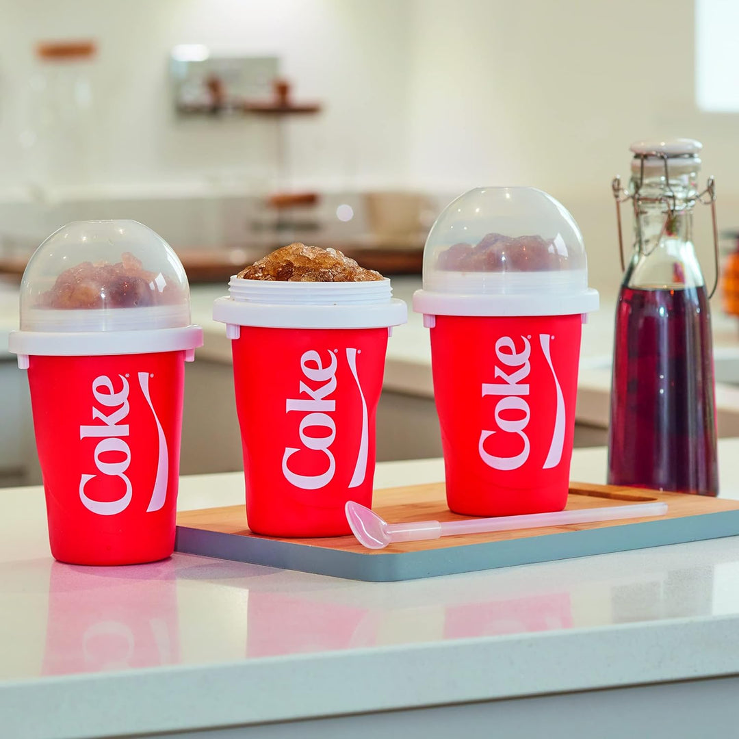 ChillFactor Coca Cola Slushy Maker - Wiederverwendbarer Slushy Maker Cup Hausgemachte Slushies Squee