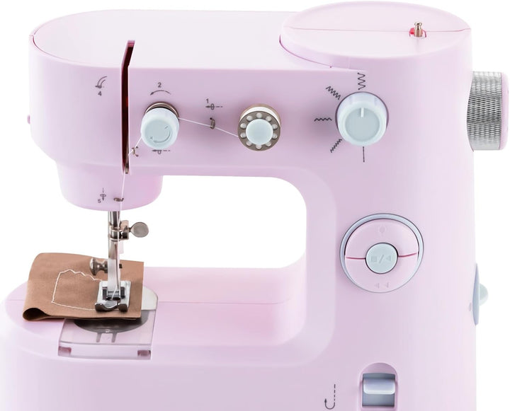 Kleine Elektrische Tragbare Nähmaschine, Freiarm,Nähmaschine für Anfänger,Haushaltsnähmaschine,Multi