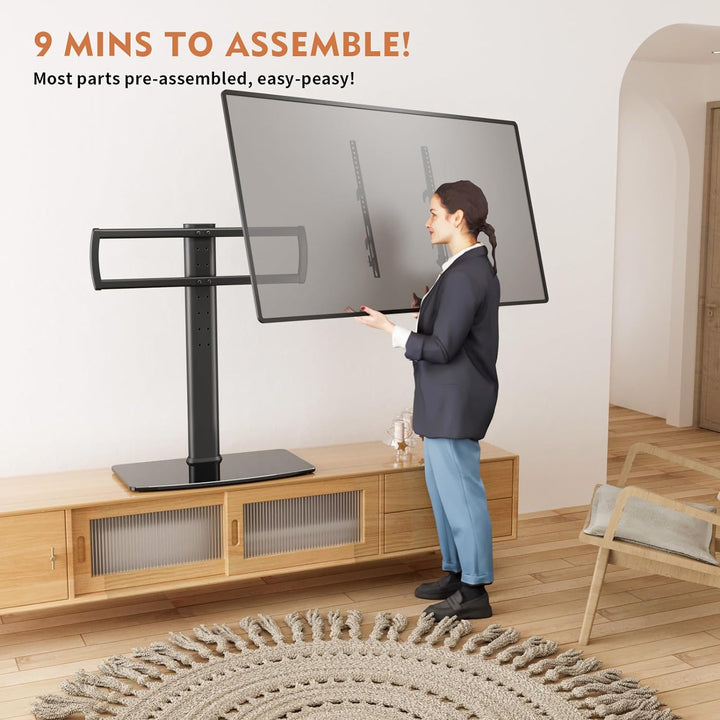TV Standfuss Universal Höhenverstellbar Ständer Halterung Fernsehständer 40''-86'' LCD LED Flachbild