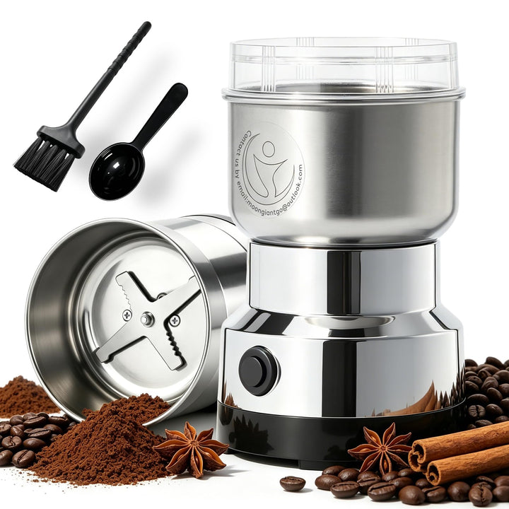 Moongiantgo Getreidemühle Multifunktionale 200W 14500rpm Gewürzmühle Ultrafeine Kaffeemühle, 300ml K