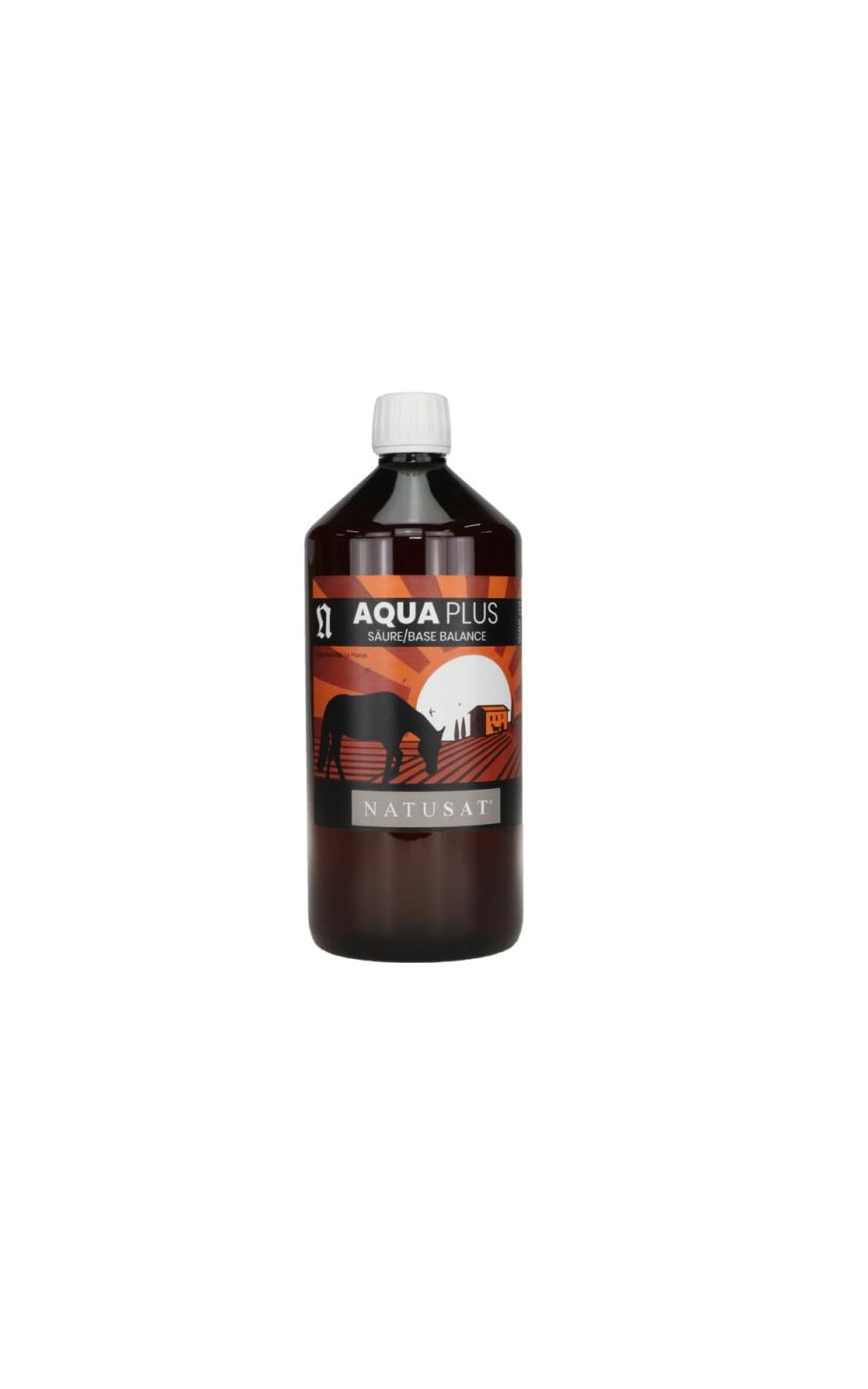 Natusat Aqua Plus - Pferdemuskeln, Pferdeleistung, Säure-Basenhaushalt Pferde und Hunde, 1000 ml