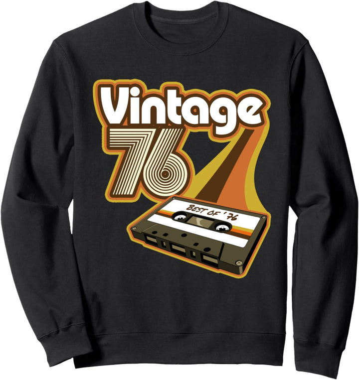 Jahrgang 1976 - Retro Kassettenband Sweatshirt