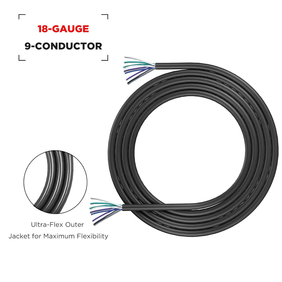 RECOIL RS918-20 6m Auto Lautsprecherkabel 9-adrig (9x 0,8mm², 18AWG CCA) – Ultra-Flex, Easy-Peel Man