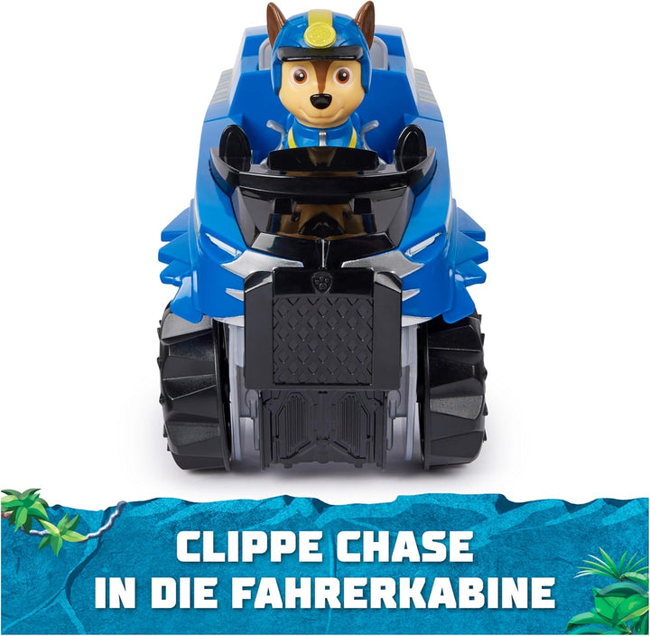 PAW Patrol Jungle Pups - Tiger-Fahrzeug mit Chase-Figur (Basis Fahrzeug), Spielzeug für Kinder ab 3