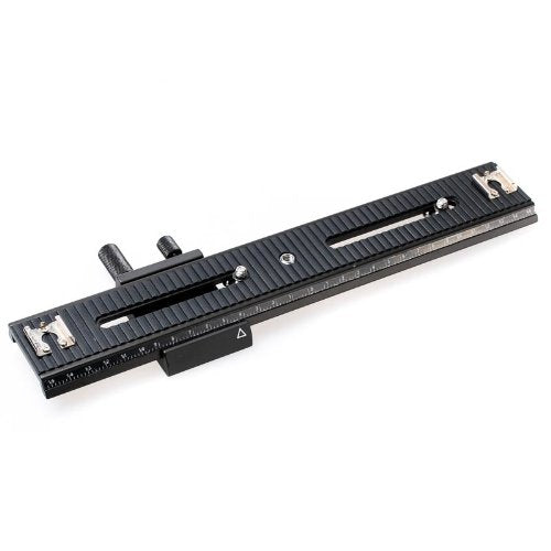 Quenox/Fotomate LP-03 Makro-Einstellschlitten (Makroschlitten, Kameraschlitten, Fotoschlitten, Makro