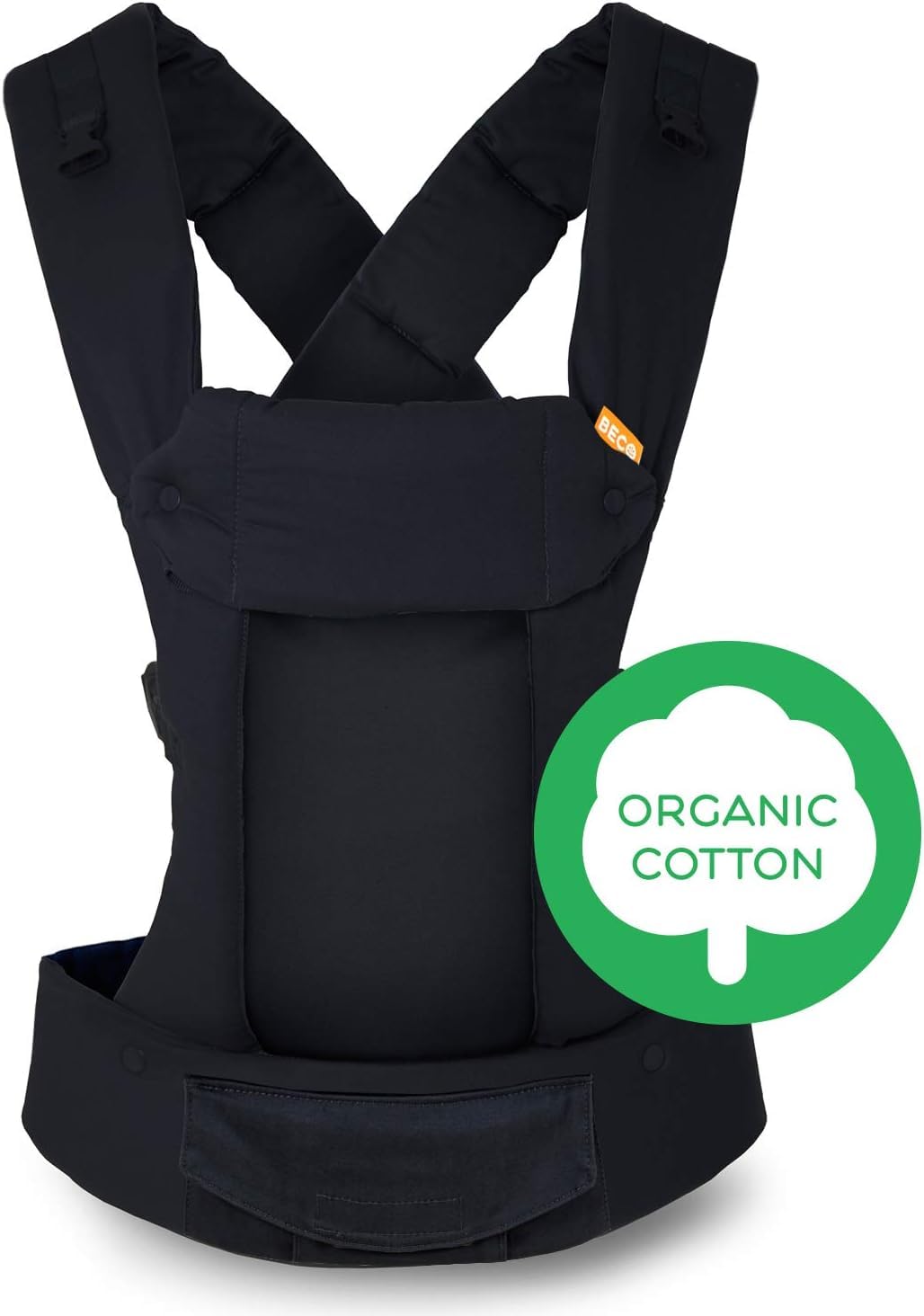 Beco Gemini Babytrage Neugeborene ab Geburt bis Kleinkind - 4 Tragepositionen, Baby Trage aus 100 %