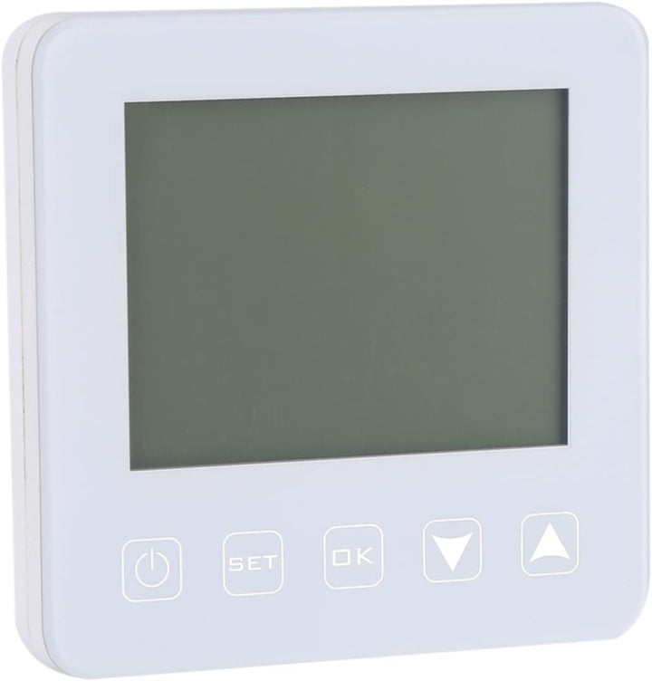 FTVOGUE Programmierbarer Thermostat, 16 A LCD-Display Digital Thermostat für elektrische Heizung Rau