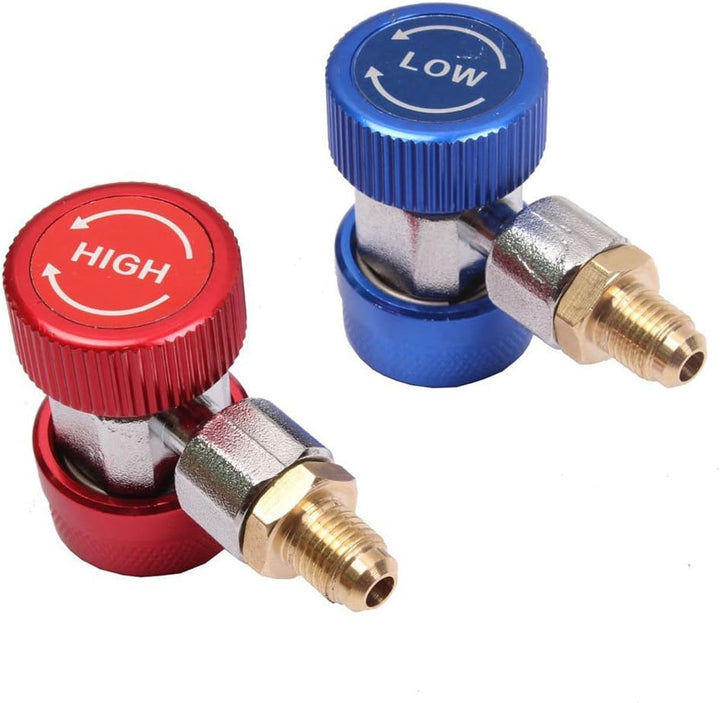 Youngine Einstellbare R134A Schnellkupplung Adapter Fittings High Low Klimaanlage Manifold Gauge Sch