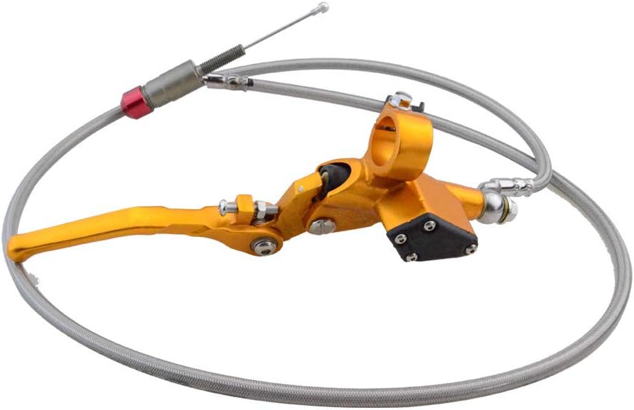 GOOFIT 7/8” Kupplung CNC Hauptzylinder Vertikalmotor Ersatz für 125cc - 250cc Offroad Motorrad ATV G