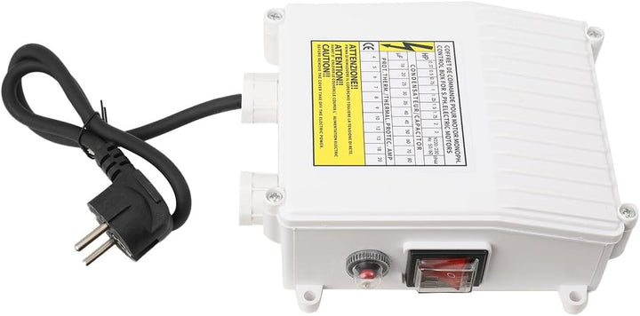 Druckschalter Pumpensteuerbox Pumpensteuerung Brunnenpumpe 750W Schalt Control Box Schaltbox Steuerk