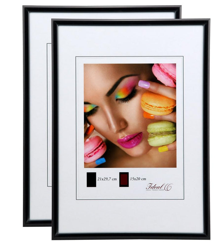IDEAL TREND New Lifestyle Set Bilderrahmen Wanddeko Collage Poster Rahmen 2er 3er 5er Pack: Farbe: 2