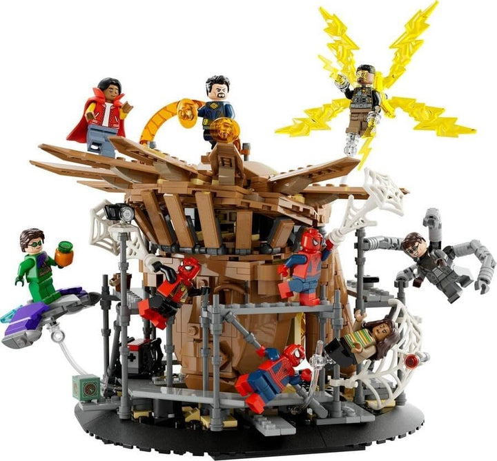 LEGO 76261 Marvel Spider-Mans grosser Showdown, Spider-Man: No Way Home-Set mit 3 Peter Parker-Minif