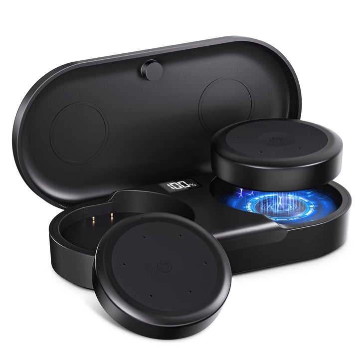 Doohoeek Helmkopfhörer, True-Wireless-Ohrhörer für Audio-Ready-Helme, Bluetooth 5,3 Headset mit Lade