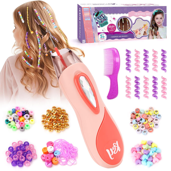 Geschenk Mädchen 6 7 8 9 10 Jahre: Kinder Spielzeug ab 5-12 Jahre Haarschmuck für Mädchen, Haarflech