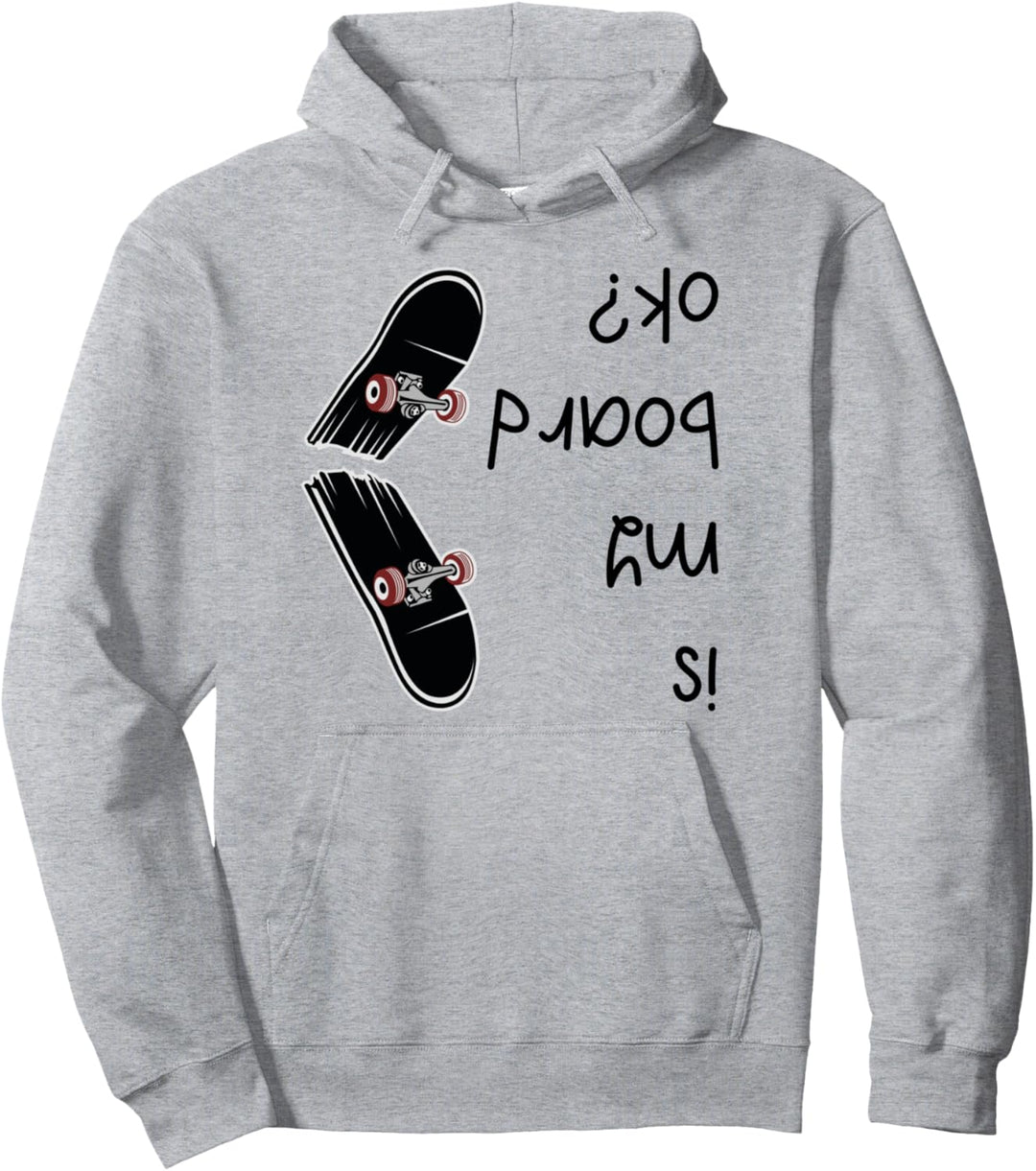 Defektes Skateboard - Ist mein Board in Ordnung? - Lustiger Pullover Hoodie