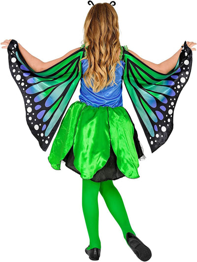 "BUTTERFLY" (tutu dress, wings, antennas) - (140 cm / 8-10 Years), 140