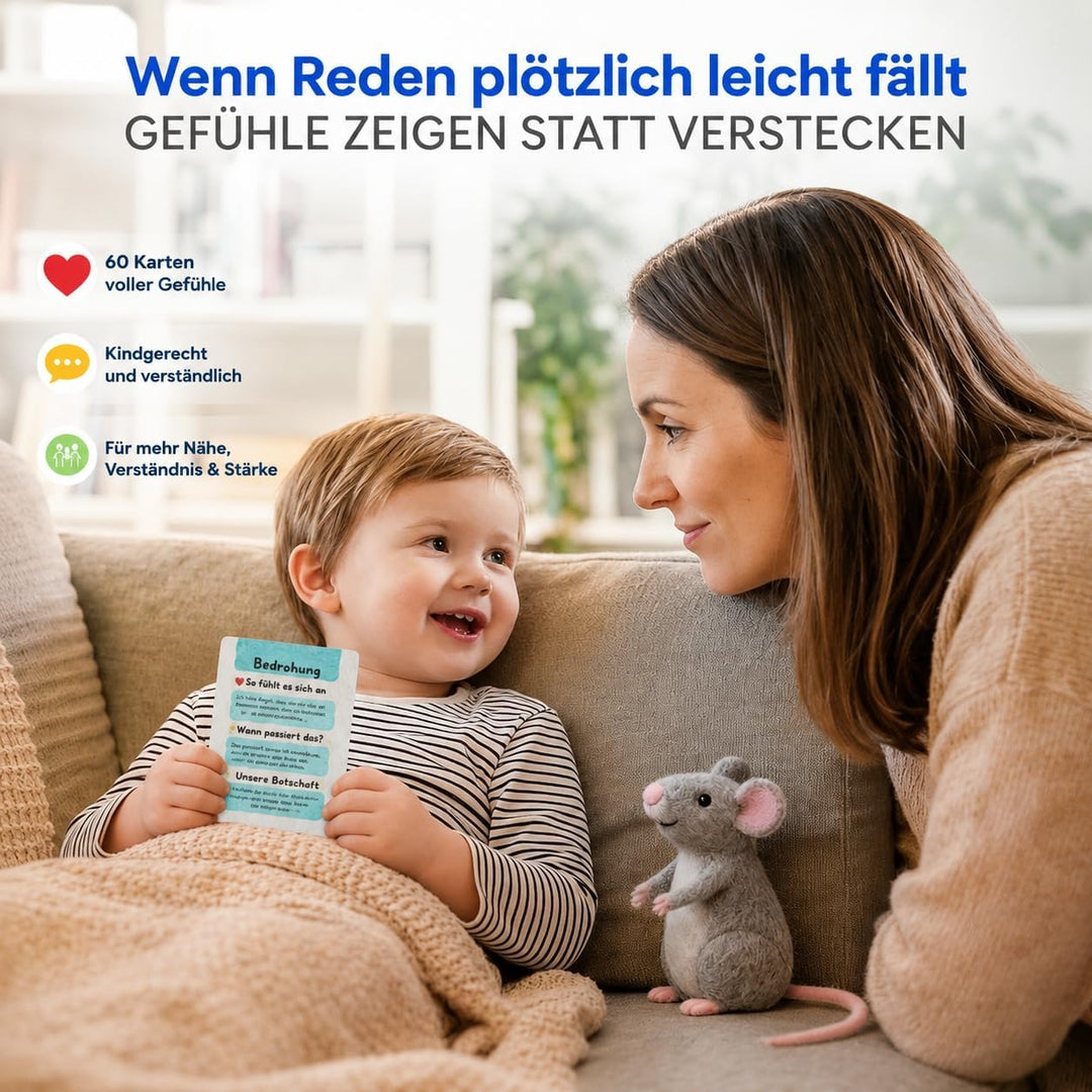 Gefühlskarten für Kinder bei Trennung & Scheidung – 60 pädagogische Emotionskarten zur Selbstregulat