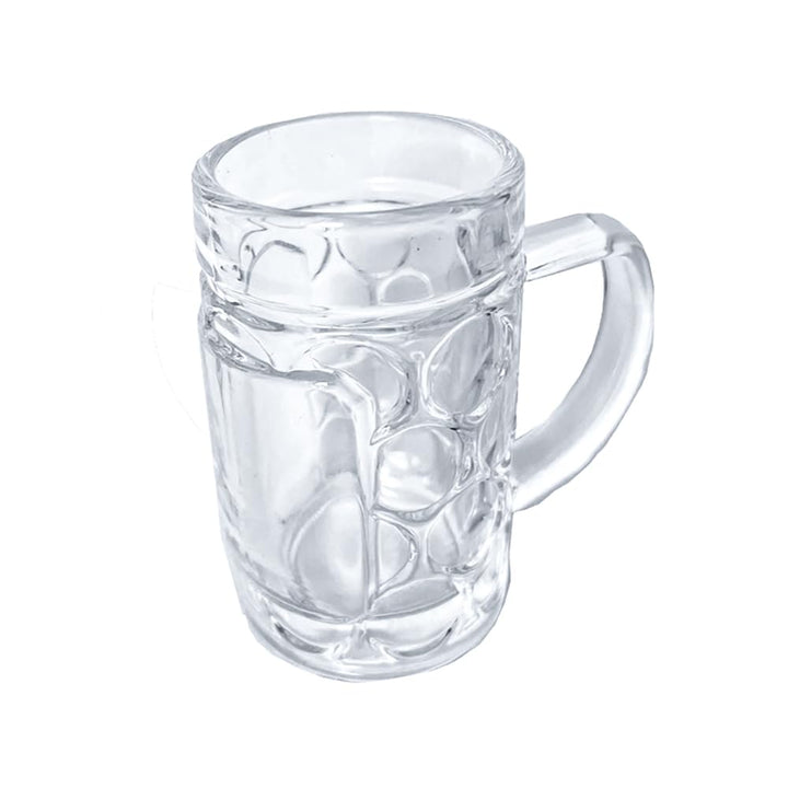 Carlso 12x Mini Bierkrug, Massglass, Seidel, Oktoberfest, Bayern Schnapsglas 4cl mit Henkel (12x ohn