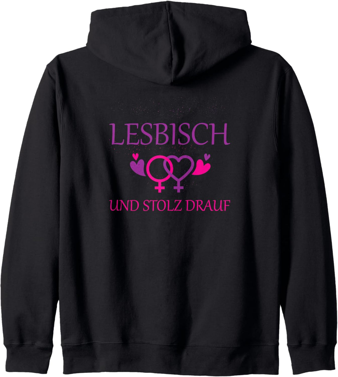 Lesbisch und stolz drauf Kapuzenjacke