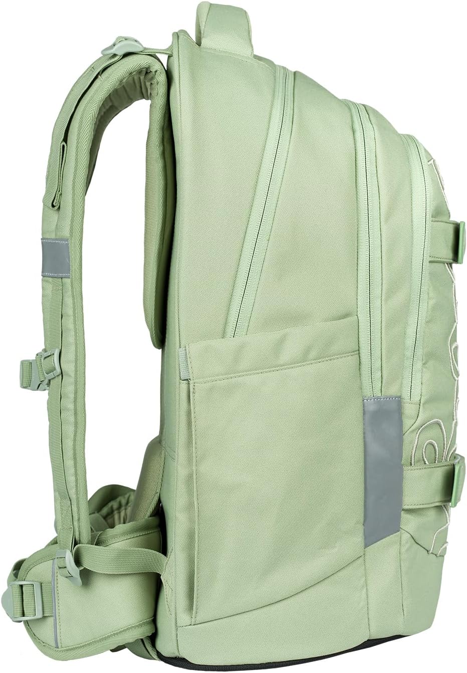 Baagl Schulrucksack Set Jungen Mädchen Teenager 3 Teilig, Skateboard Rucksack Skate MAX, Schultasche