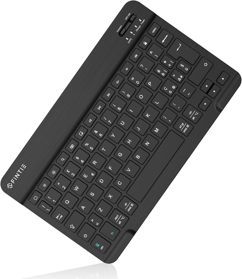 Fintie Keyboard for 10" iOs Android Tablet (Italian Layout), Black