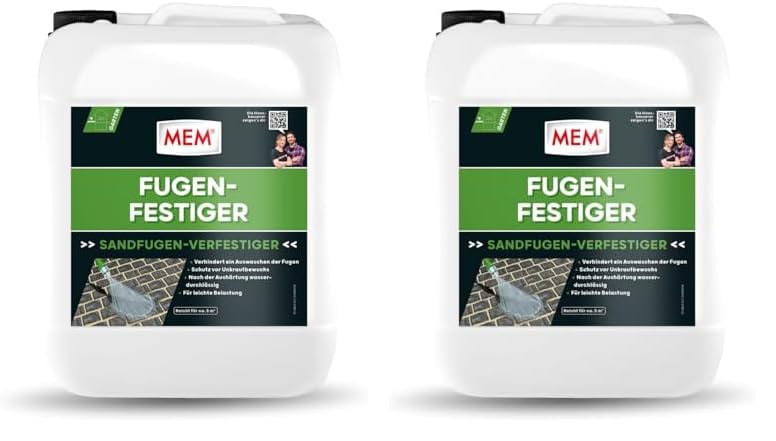 MEM Fugen-Festiger für Sandfugen und zur Sanierung von Fugenrissen, Einfache Anwendung, Gegen Unkrau