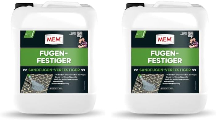 MEM Fugen-Festiger für Sandfugen und zur Sanierung von Fugenrissen, Einfache Anwendung, Gegen Unkrau