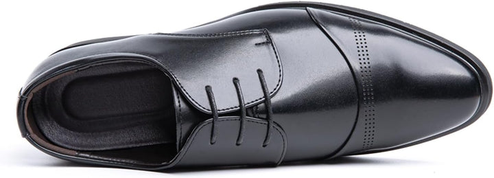 Anzugschuhe Herren Oxford Derby Schuhe Brogues Lederschuhe Hochzeitsschuhe Schnürhalbschuhe Klassisc