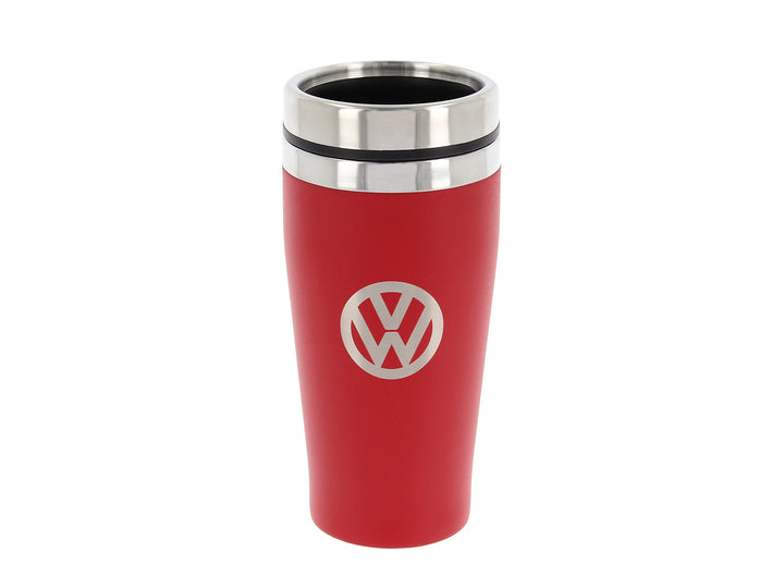 BRISA VW Collection - Original Volkswagen Isolierter Edelstahl Thermo-Becher (Doppelwandig/450ml/Rot