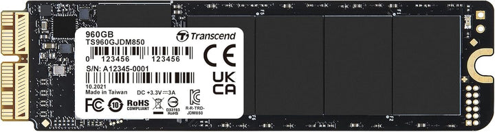 Transcend 960 GB JetDrive JDM 850 NVMe™ PCIe™ Gen3 x4 SSD TS960GJDM850 960GB Ohne Thunderbolt-Gehäus
