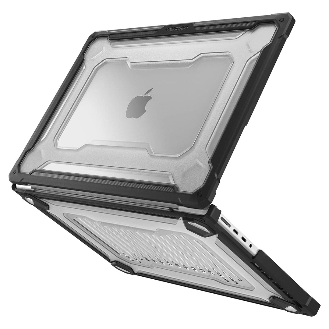 Spigen Rugged Armor Hülle MacBook Pro 14" Zoll Case Kompatibel mit M3 / M3 Pro / M3 Max / M2 Pro / M