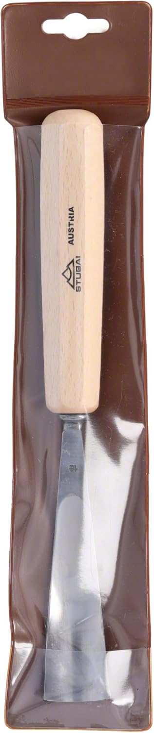 Stubai gebogenes Hohleisen 4 mm – professionelles Schnitzwerkzeug für präzise Kerb‑, Relief‑ und Fig