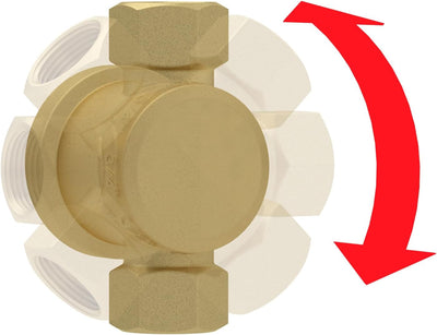 Flamcovent Clean Smart G3/4" F Luft- und Schlammabscheider mit Magnet für Heizungs- und Kühlungsanla