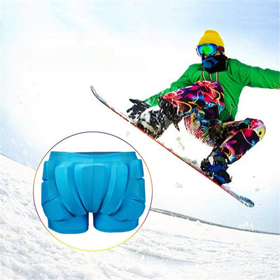 SanCiYu Gepolsterte Ski-Shorts für Kinder, schützend gepolstert für Snowboard, atmungsaktive 3D-Eva-
