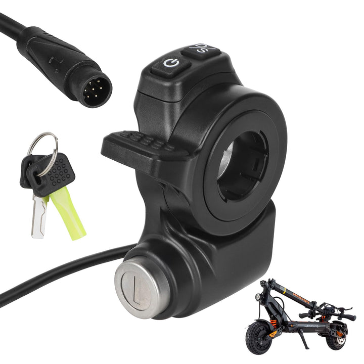 ulip Daumengas Elektroroller Kurzwahl Daumen Beschleuniger Trigger Shifter Dial für Kukirin G2 Maste
