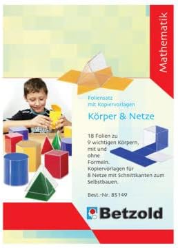 Betzold - Geometriesatz Körper und Netze - Körperformen Geometrieformen Volumen NoColor, NoColor