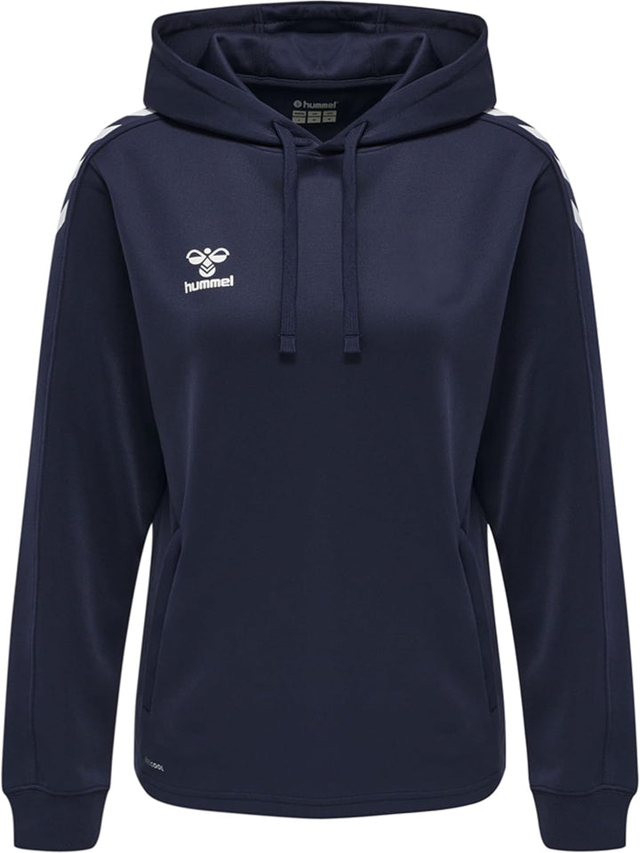 hummel Damen Hmlcore Xk Poly Hood Sweat Woman Sweatshirt XL Marine, XL Marine