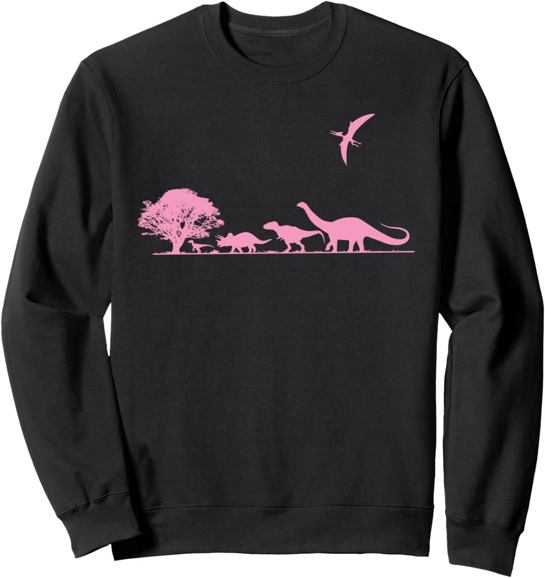 Damen Dinosaurier Geschenk Mädchen prähistorische Sweatshirt