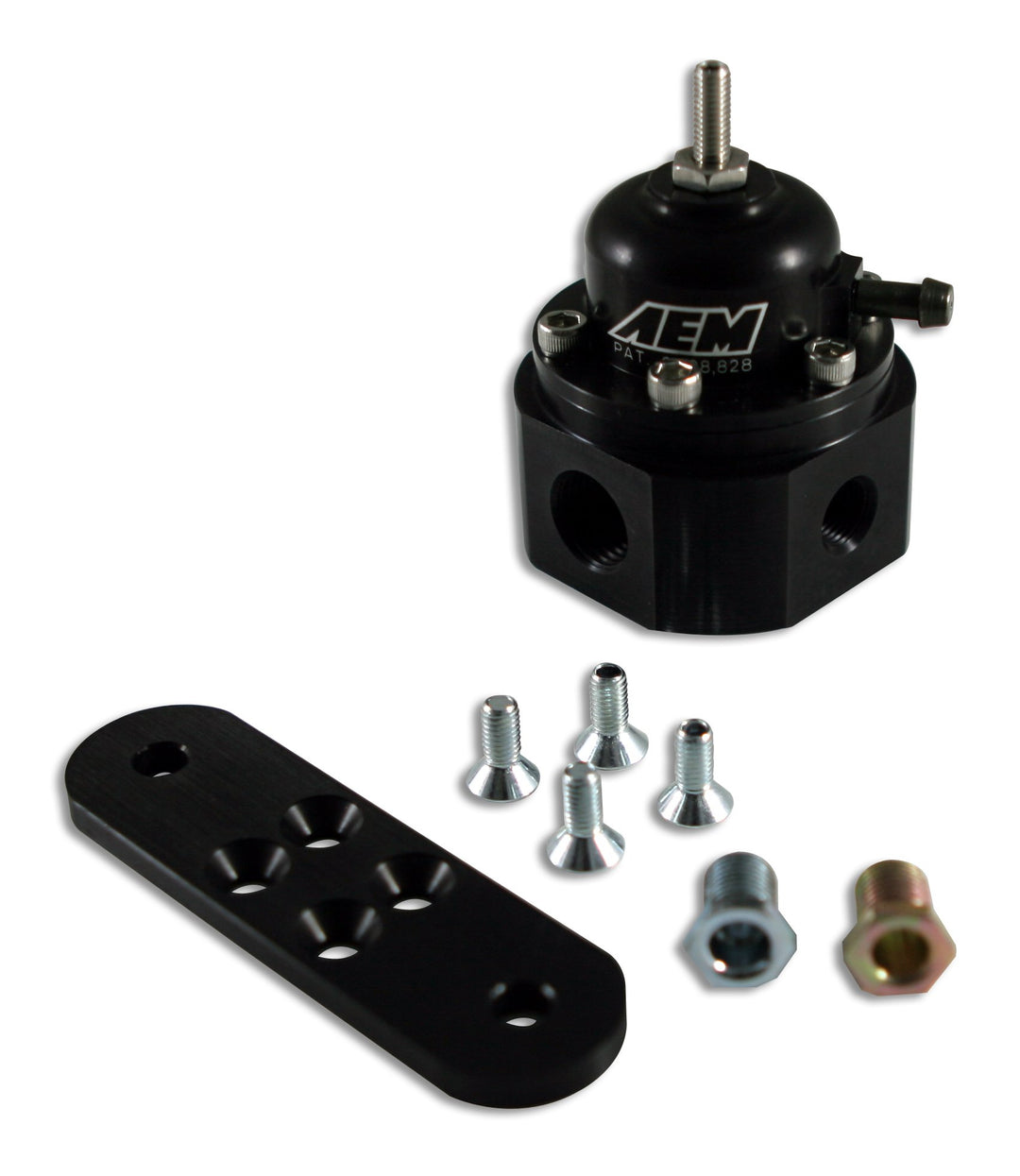 AEM 25-302BK Universal- Einstellbare Treibstoff Luftdruck Regler, Schwarz