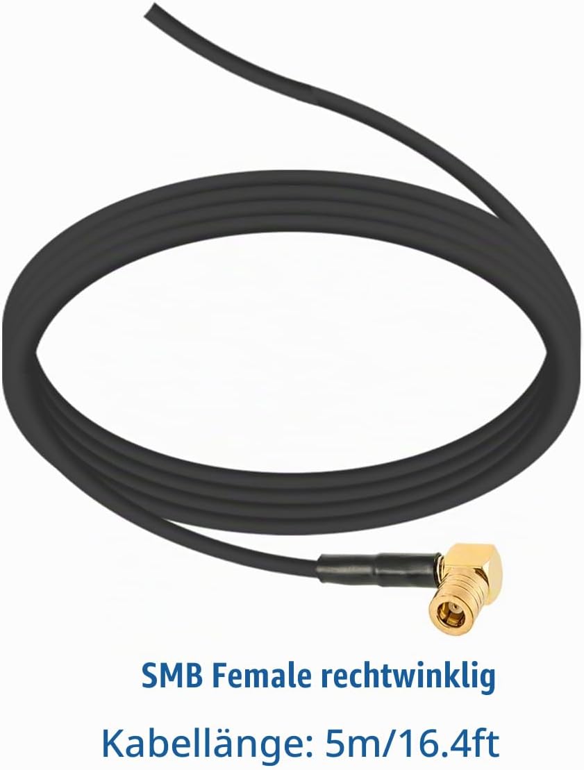 Vecys DAB DAB + Autoantenne Haifischflosse FM/AM GPS Autodachantenne Signalverstärker SMB zu SMA zu