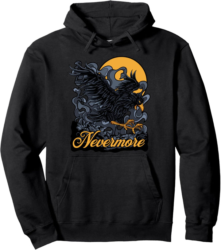 Edgar Allan Poe Der Rabe Nevermore Pullover Hoodie