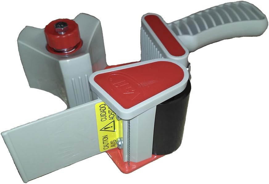 Handabroller | Professioneller, robuster Abroller für Klebebänder | Für Paketbänder mit bis zu 50 mm