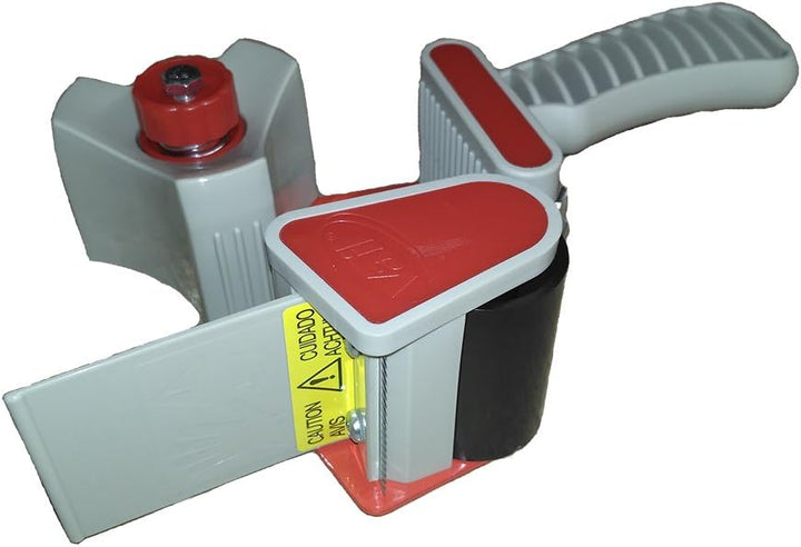 Handabroller | Professioneller, robuster Abroller für Klebebänder | Für Paketbänder mit bis zu 50 mm