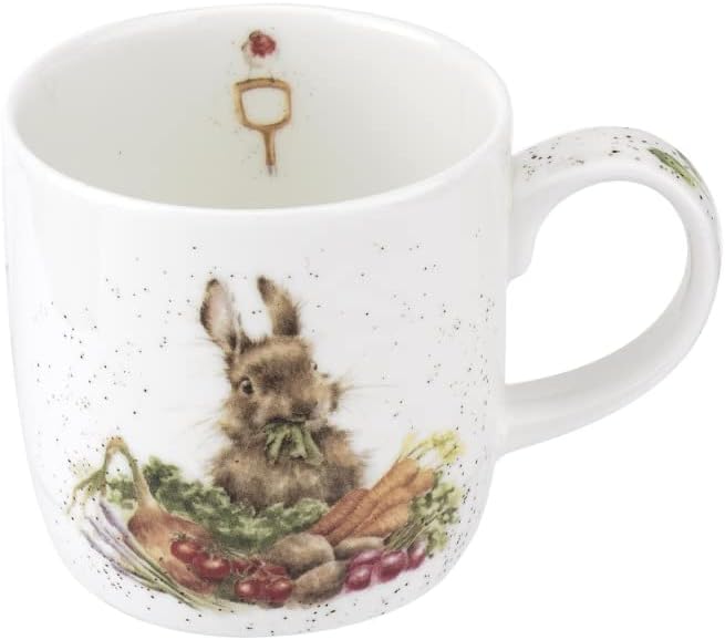 Wrendale Designs Royal Worcester Tasse Collection Hasen und Kaninchen, 4 Stück