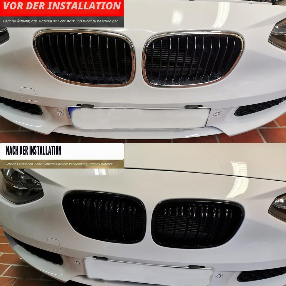 TOPTHAN Front Nieren Kühlergrill Gitter Passend für BMW 1 Series F20 F21 2011 2012 2013 2014 NIERE S