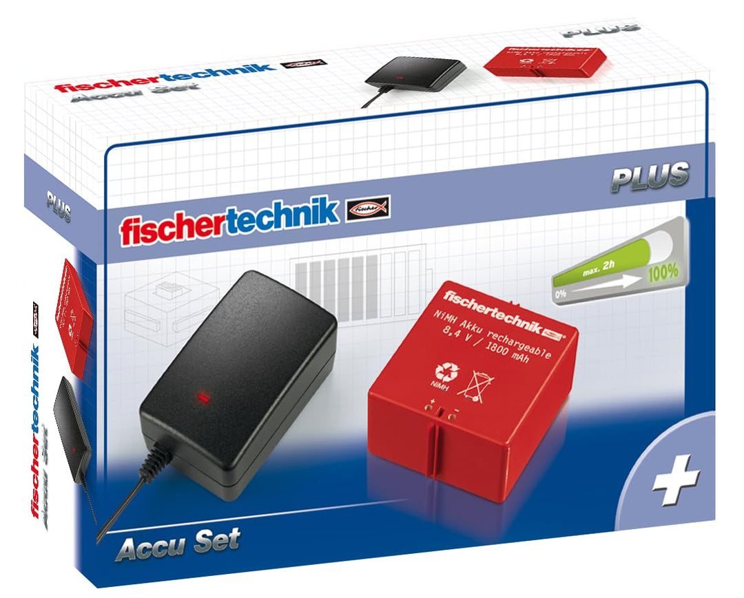 Fischertechnik GmbH 34969 Block fischertechnik Plus Akku Accu Set, Konstruktionsbaukasten, Ergänzung