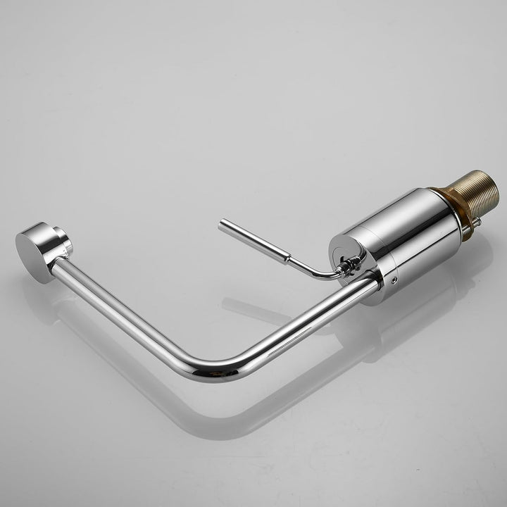 Leekayer Waschtischarmaturen Bad Waschbecken Wasserhahn Hohe Körper Chrom Schwanenhals Einhand Einlo